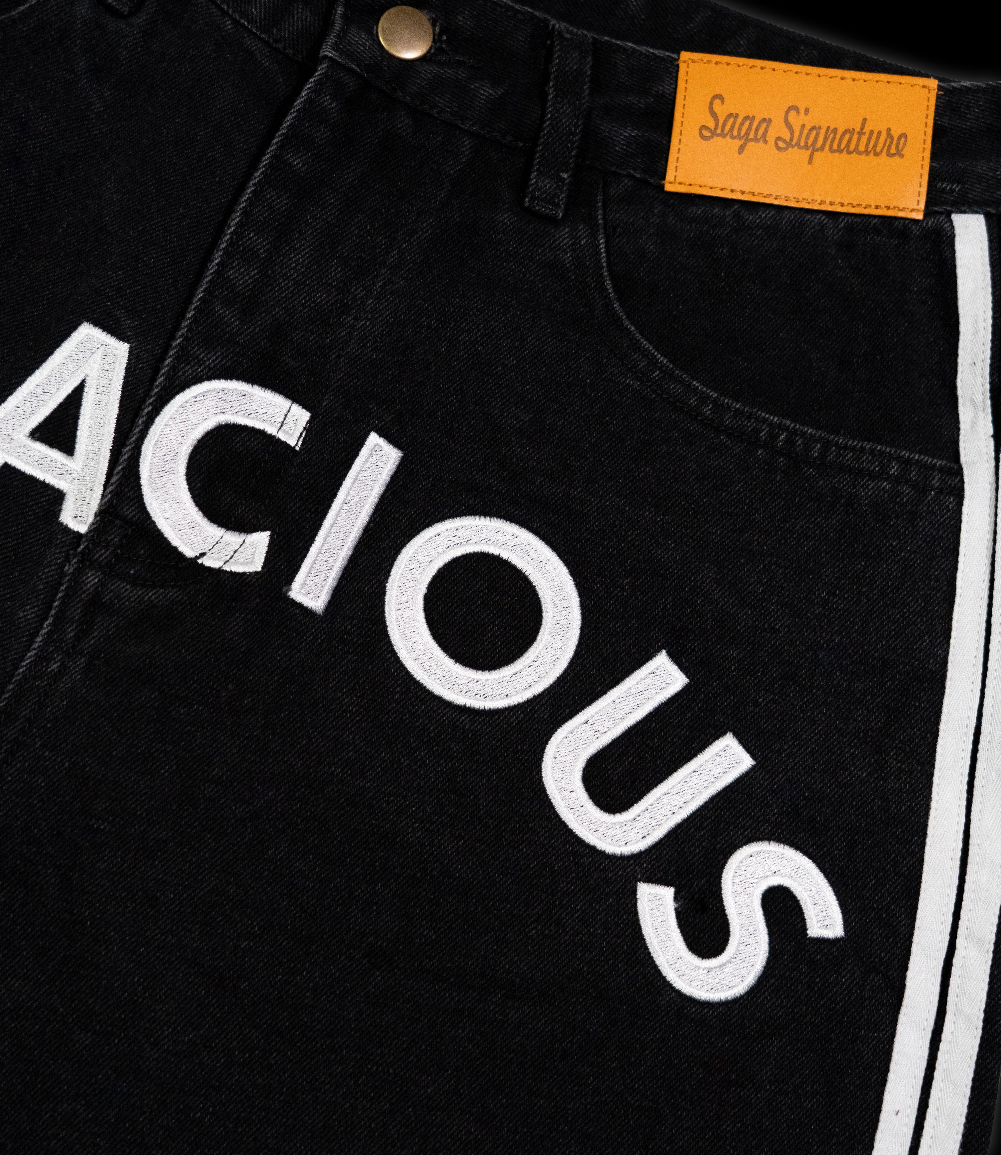 Saga 12 Stripe Denim Jeans