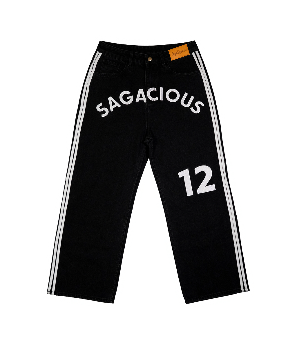 Saga 12 Stripe Denim Jeans
