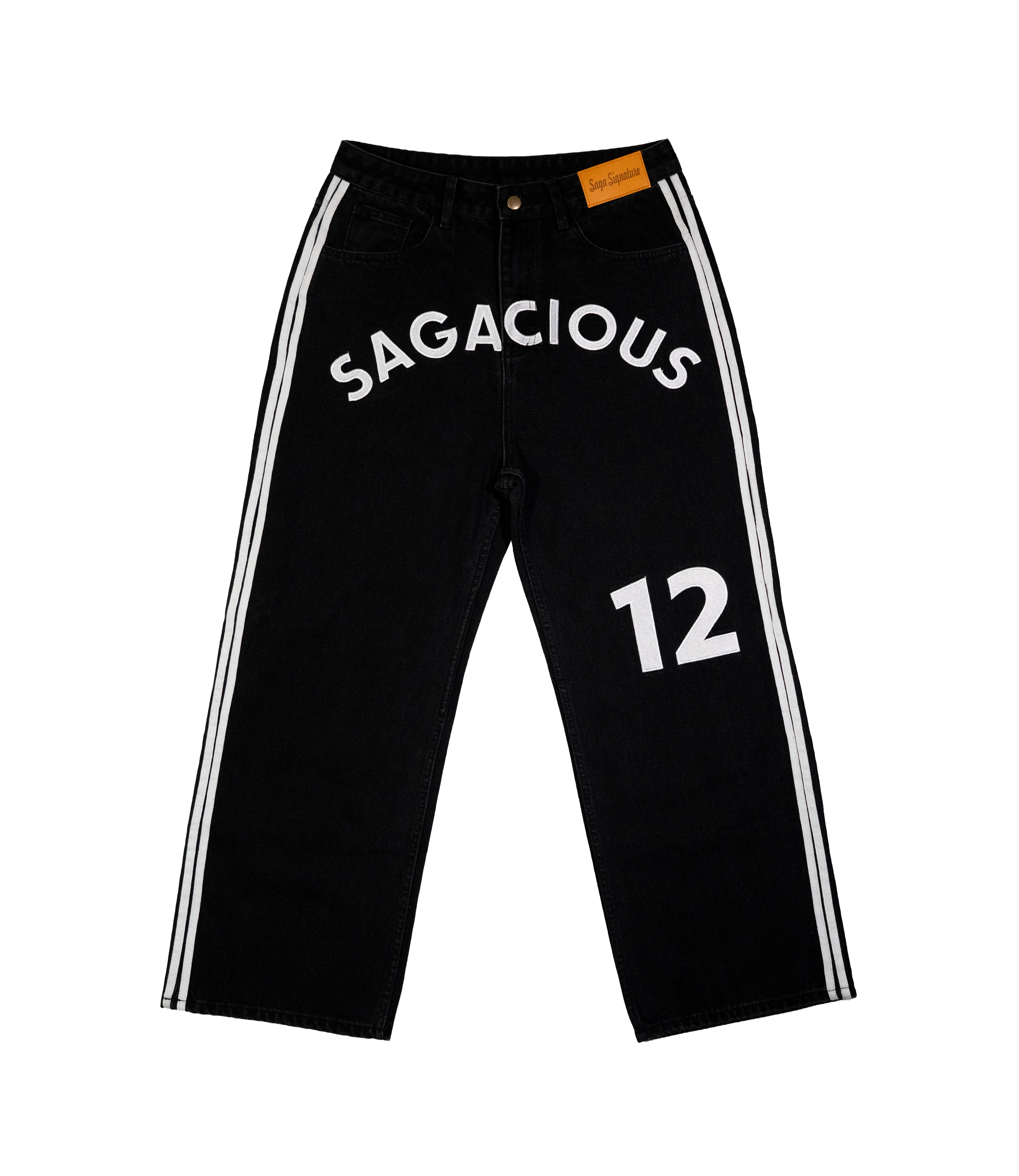 Saga 12 Stripe Denim Jeans