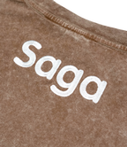 Saga Acid Wash Tee [Mocha Brown]
