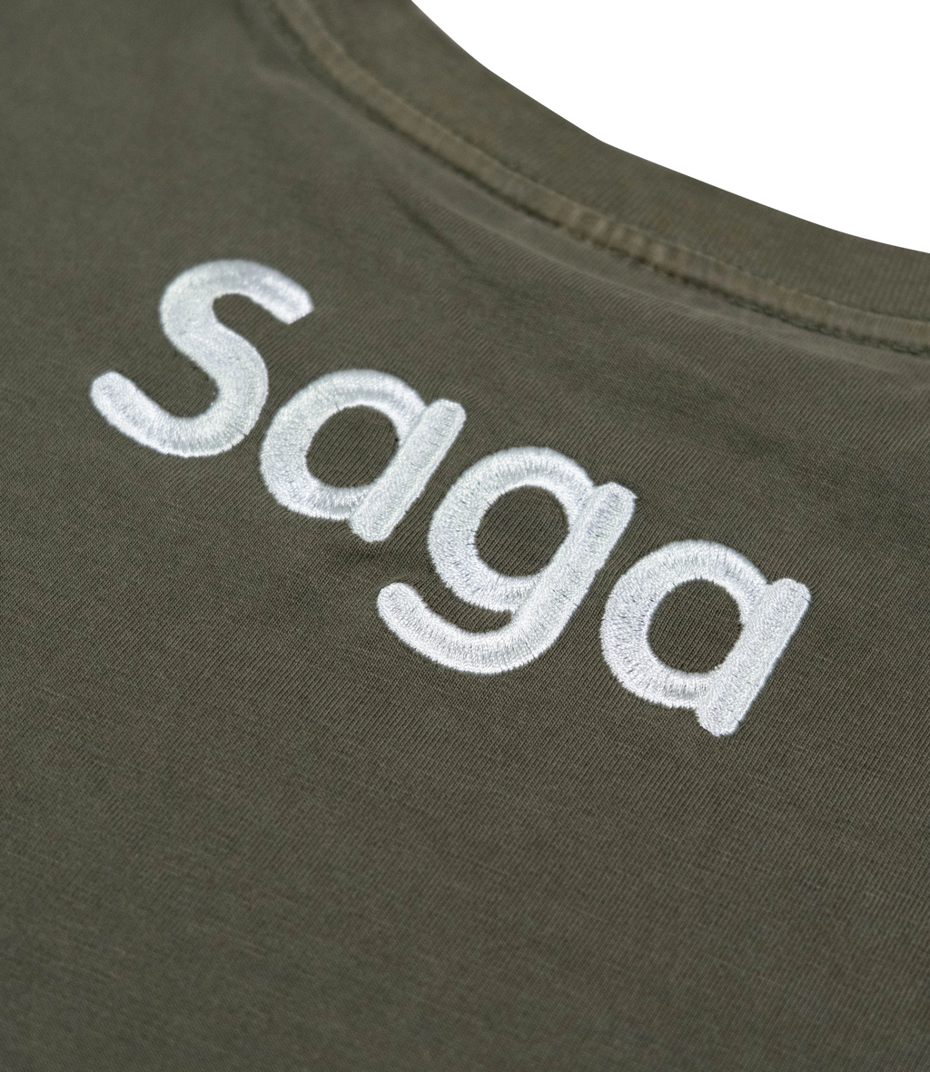 Saga Blank Tee [Olive]