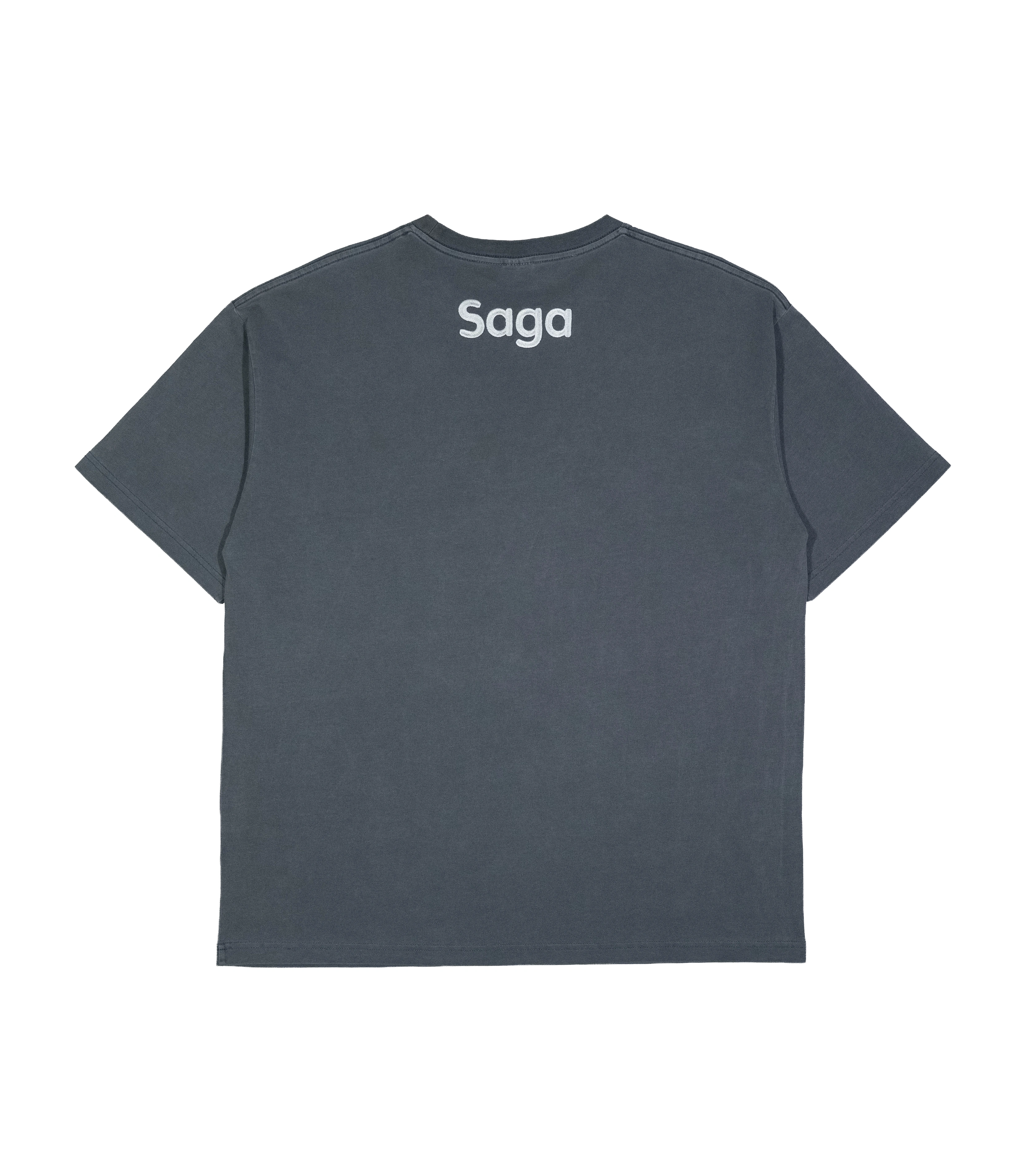 Saga Blank Tee [Slate Grey]