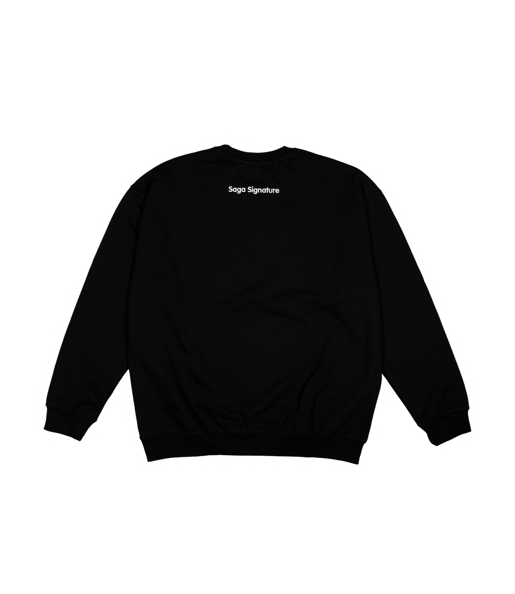 Saga Essential Crewneck [Black]