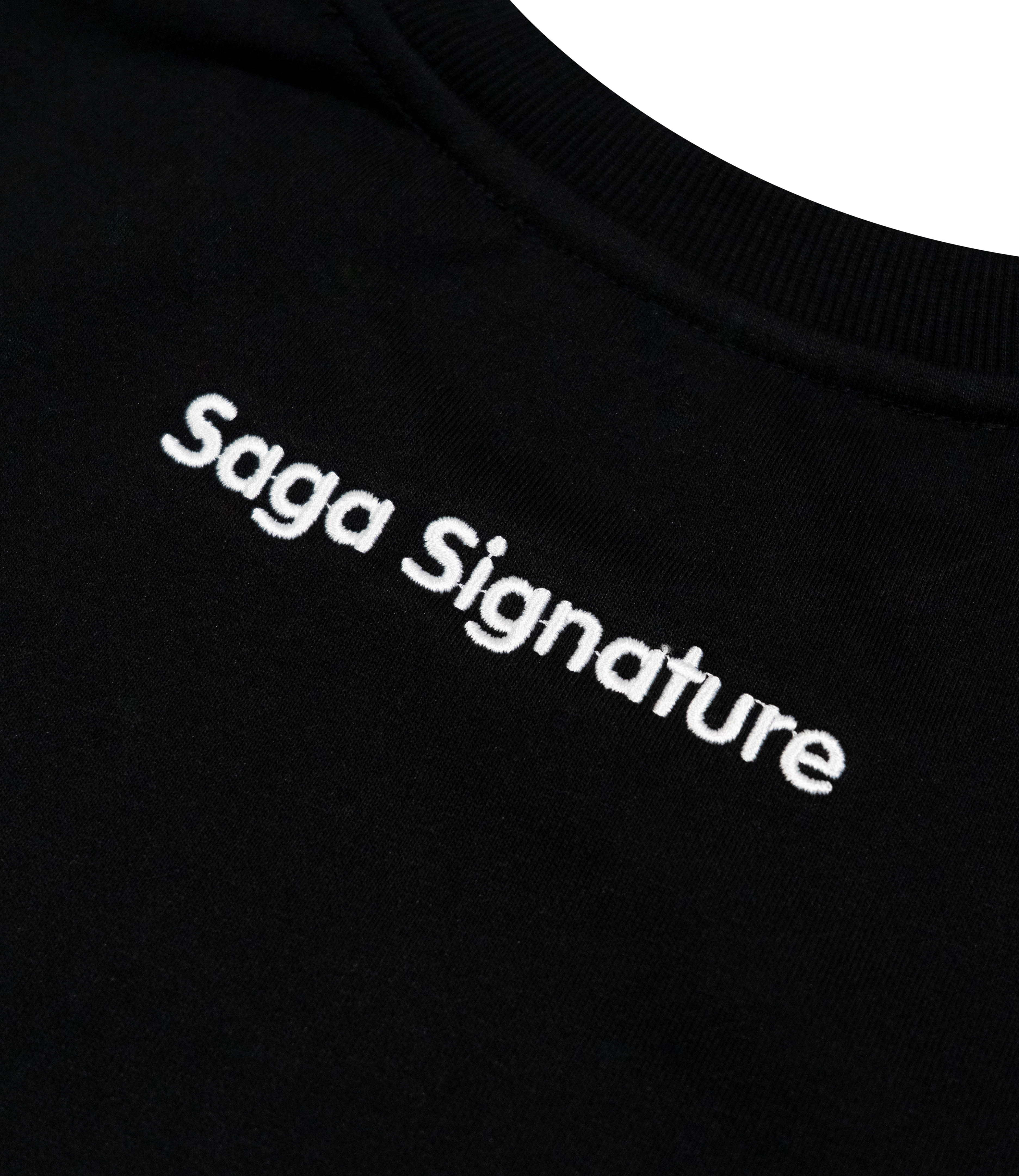 Saga Essential Crewneck [Black]