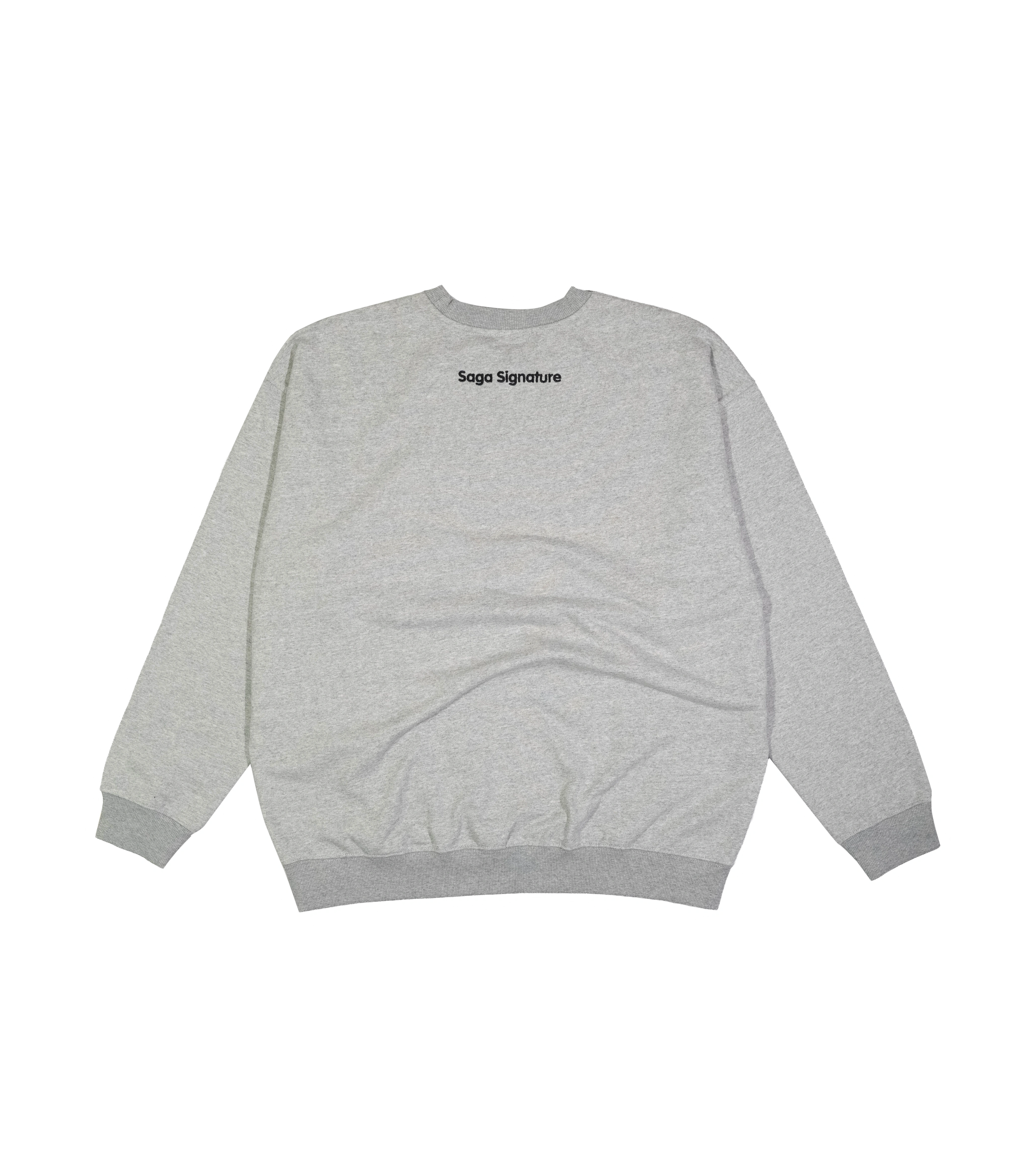 Saga Essential Crewneck [Heather Grey]