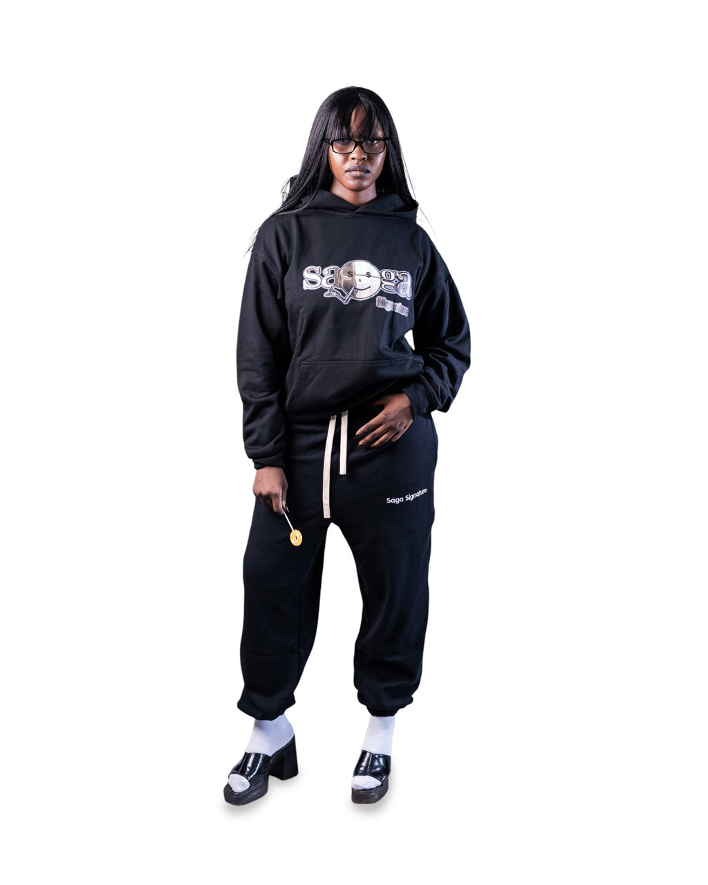 Saga Essential Hoodie [Black]