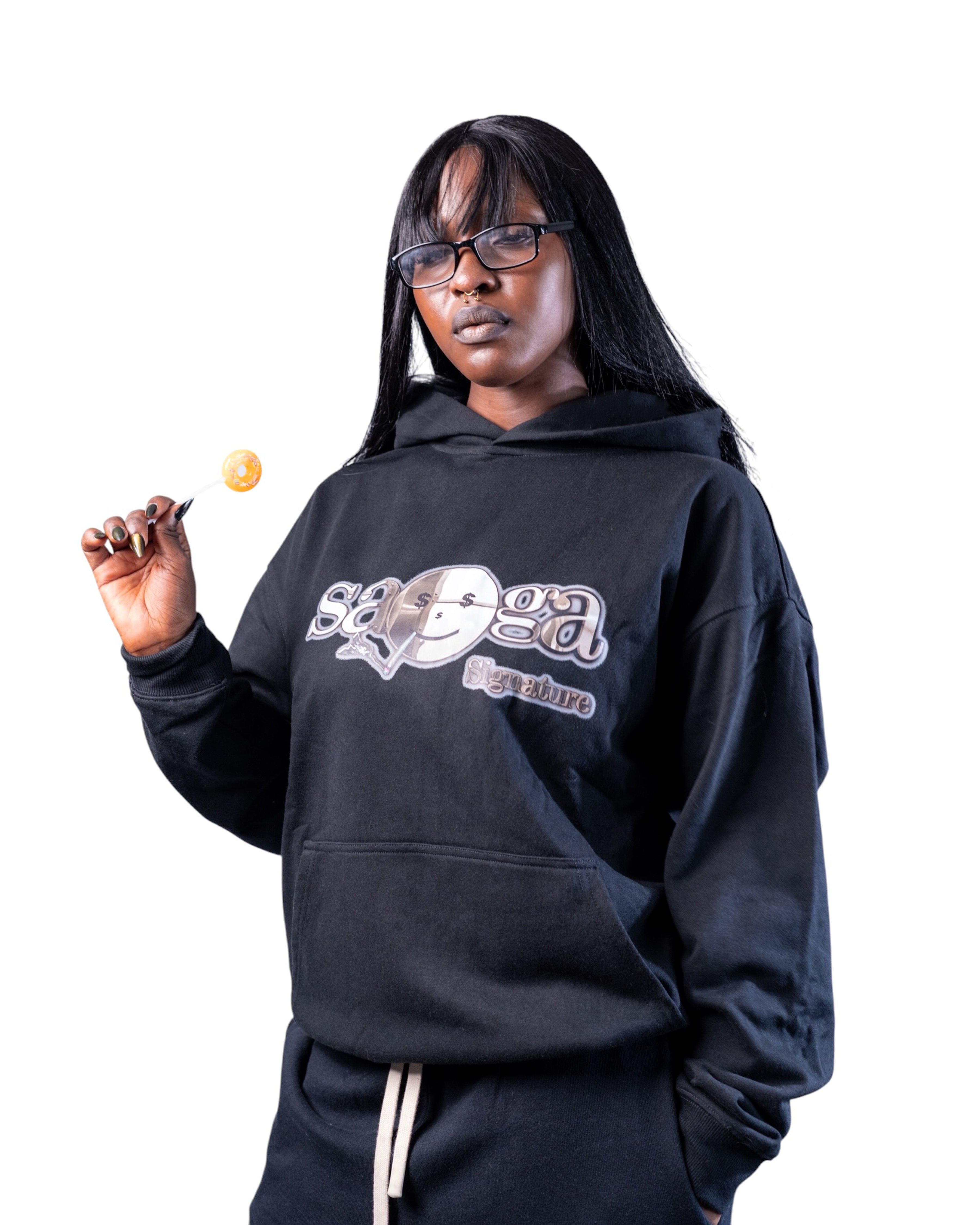Saga Essential Hoodie [Black]