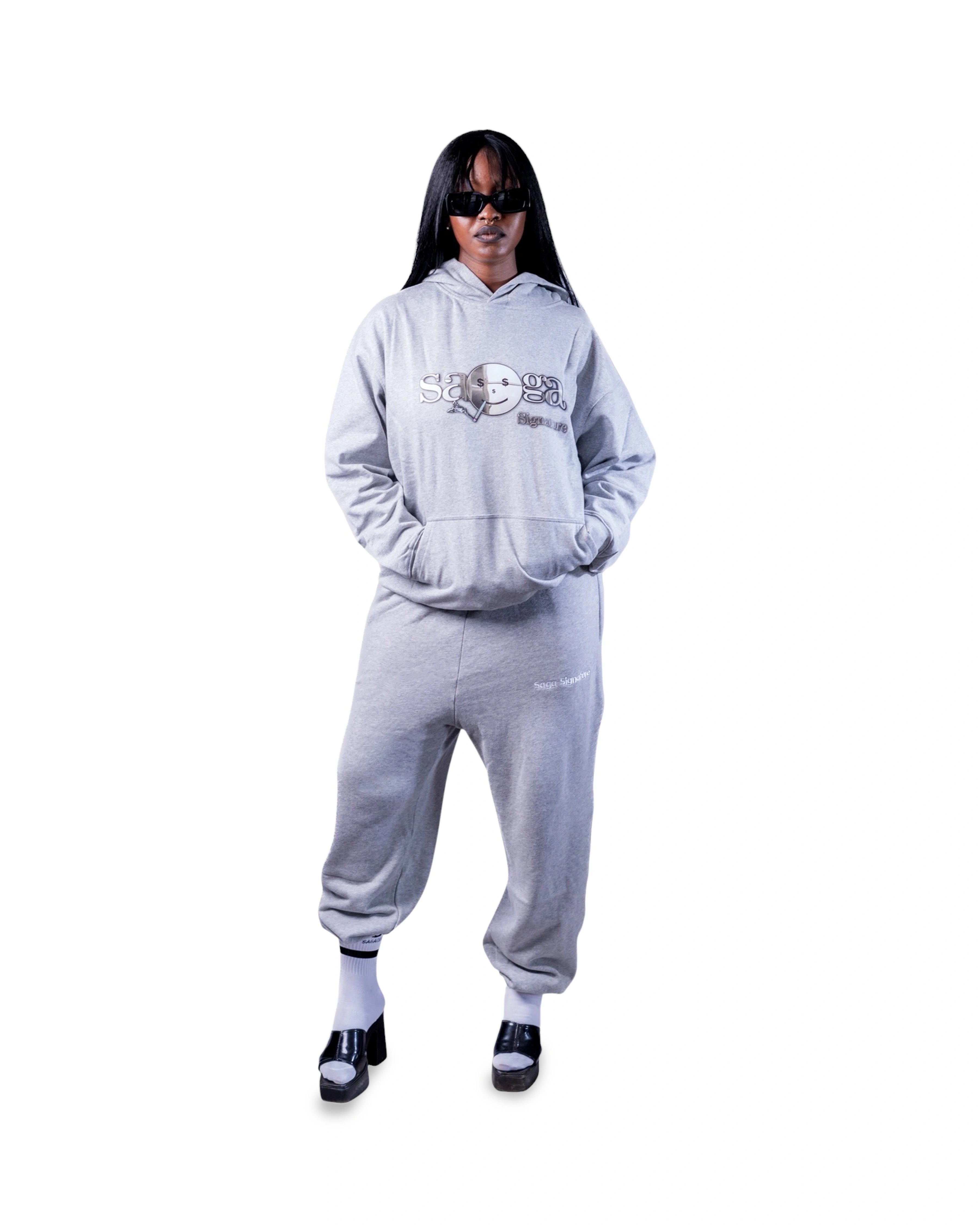 Saga Essential Hoodie [Heather Grey]
