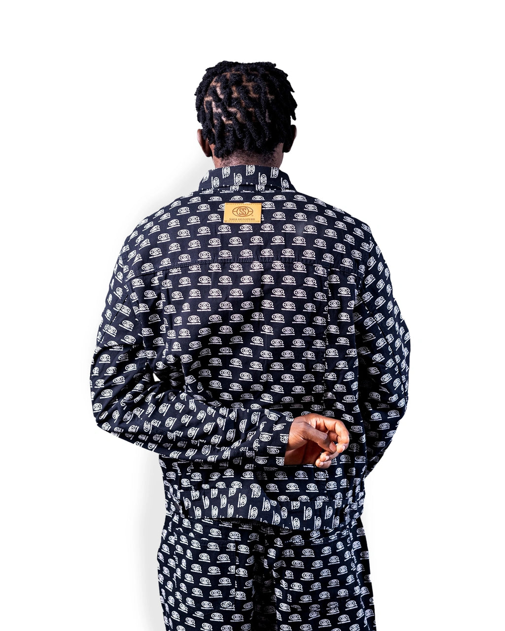 Saga Globe Black Tracksuit [Black]