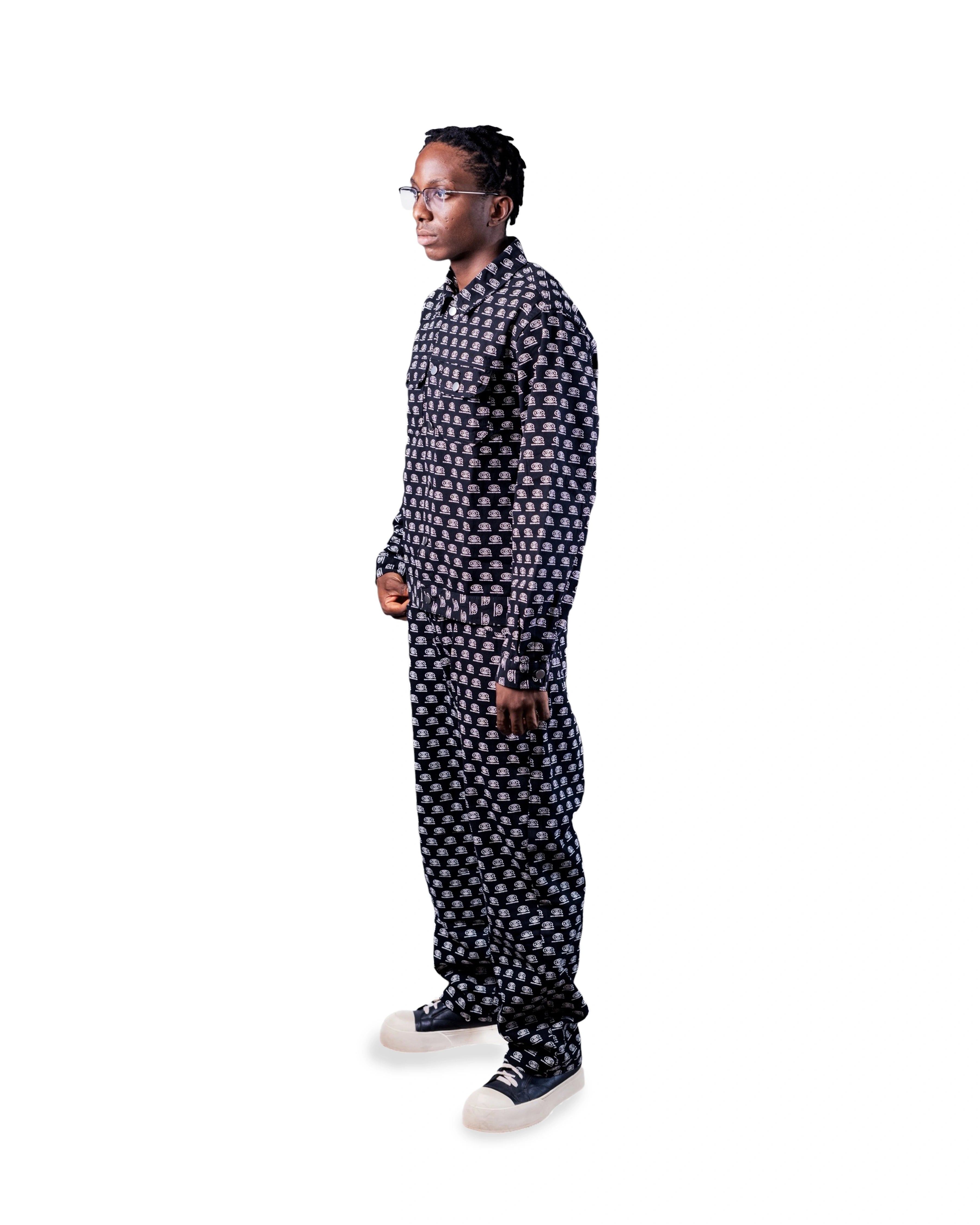 Saga Globe Black Tracksuit [Black]
