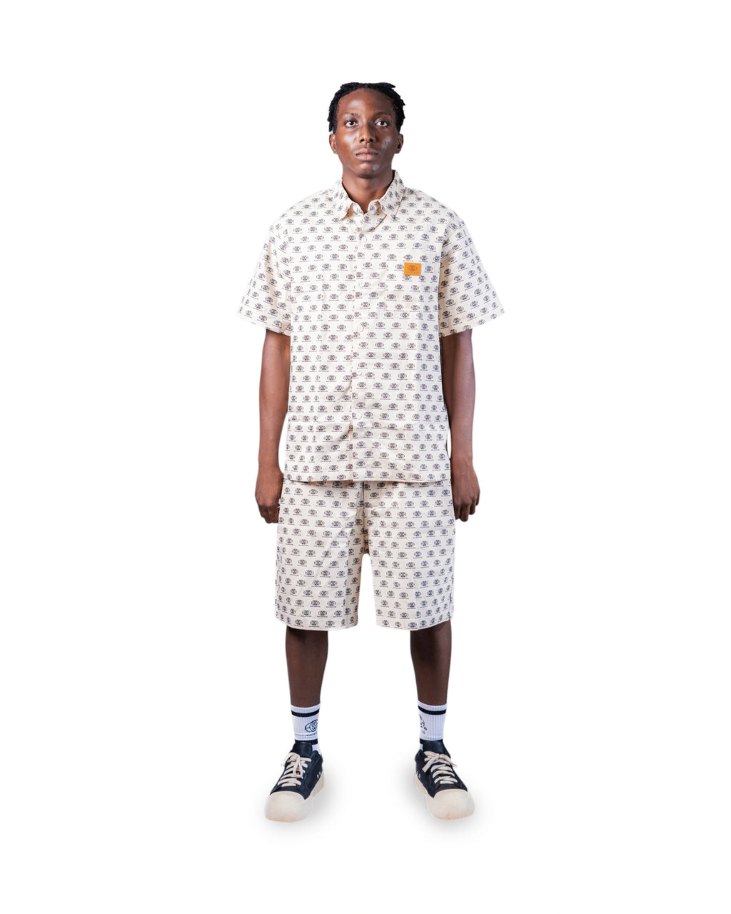 Saga Globe Cream Shirt [Set]