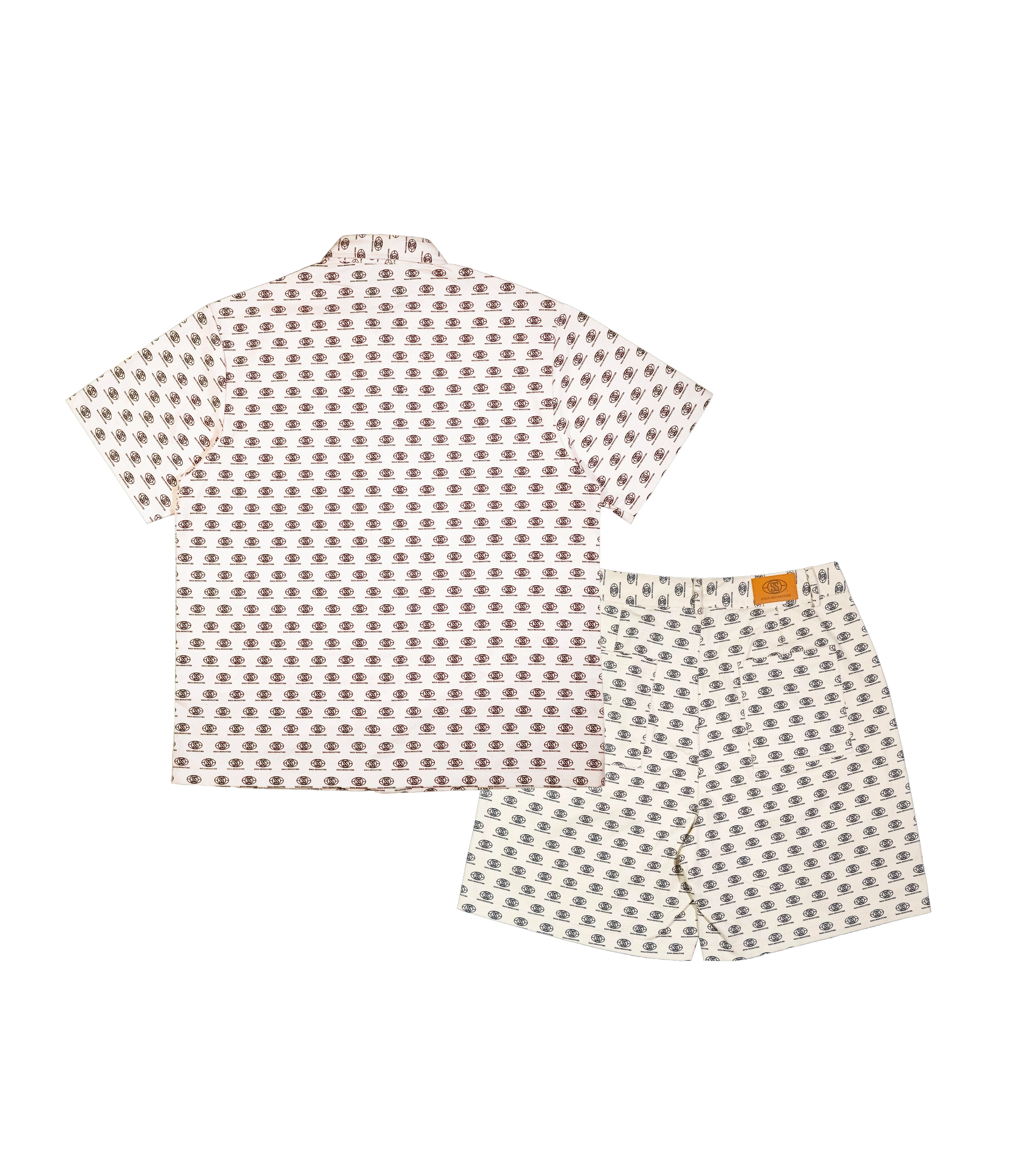 Saga Globe Cream Shirt [Set]