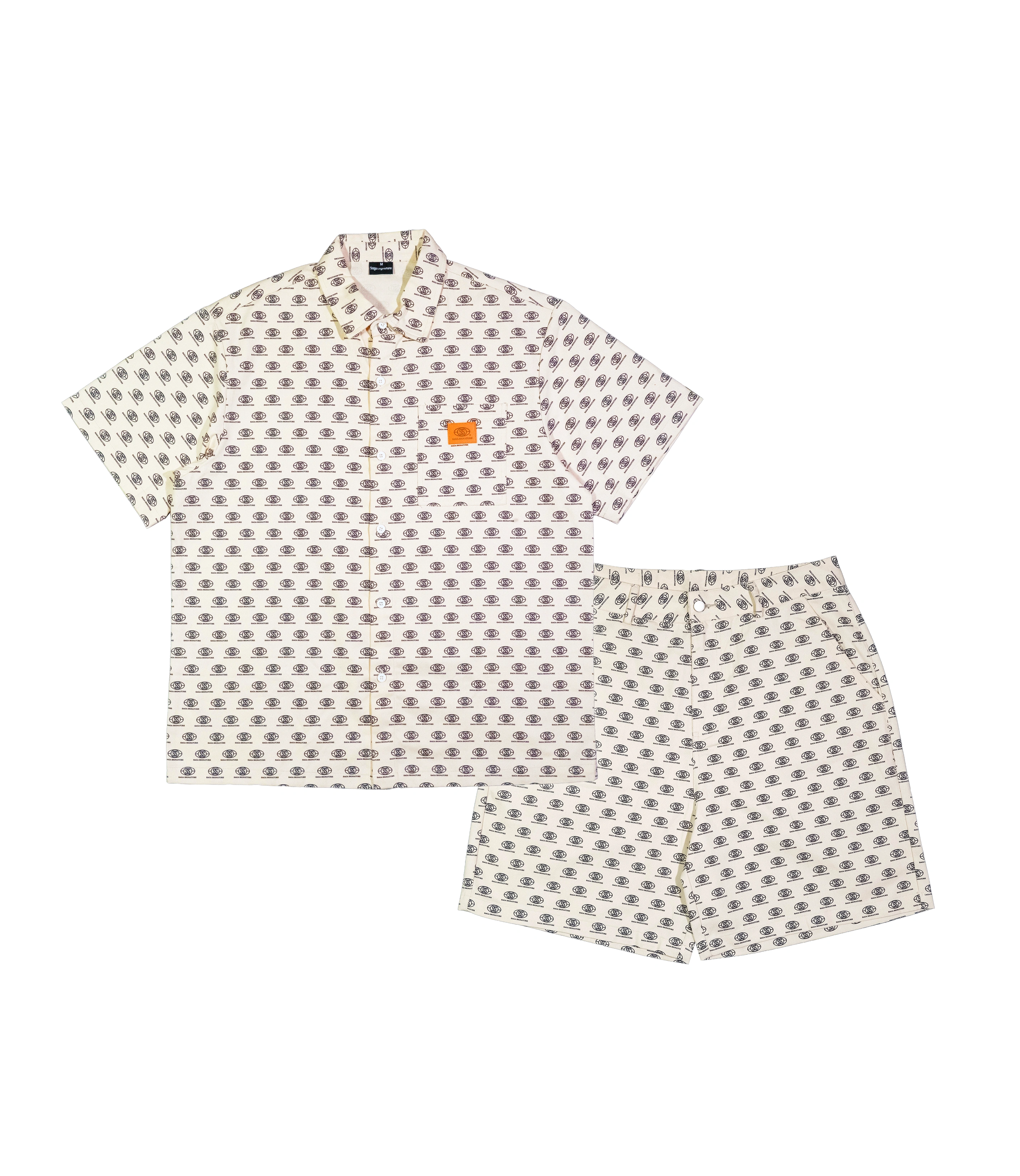 Saga Globe Cream Shirt [Set]