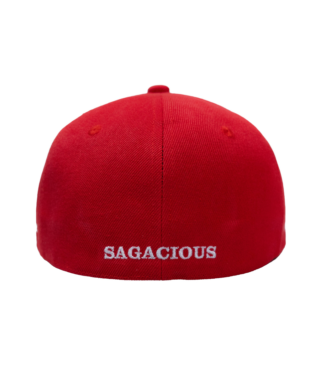 Saga Heritage Snapback [Red]