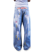 Saga Paint Splatter Denim Jeans
