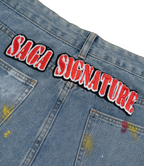 Saga Paint Splatter Denim Jeans