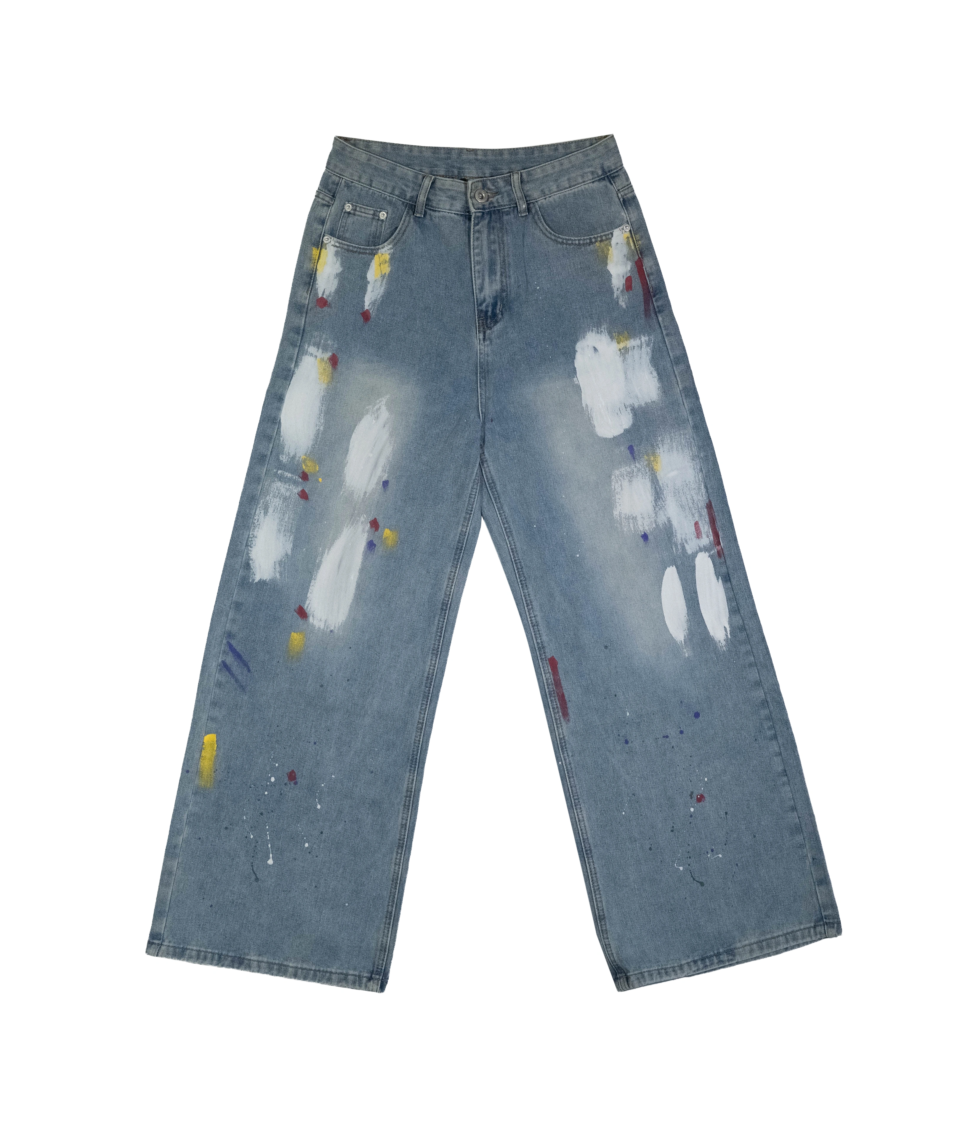 Saga Paint Splatter Denim Jeans