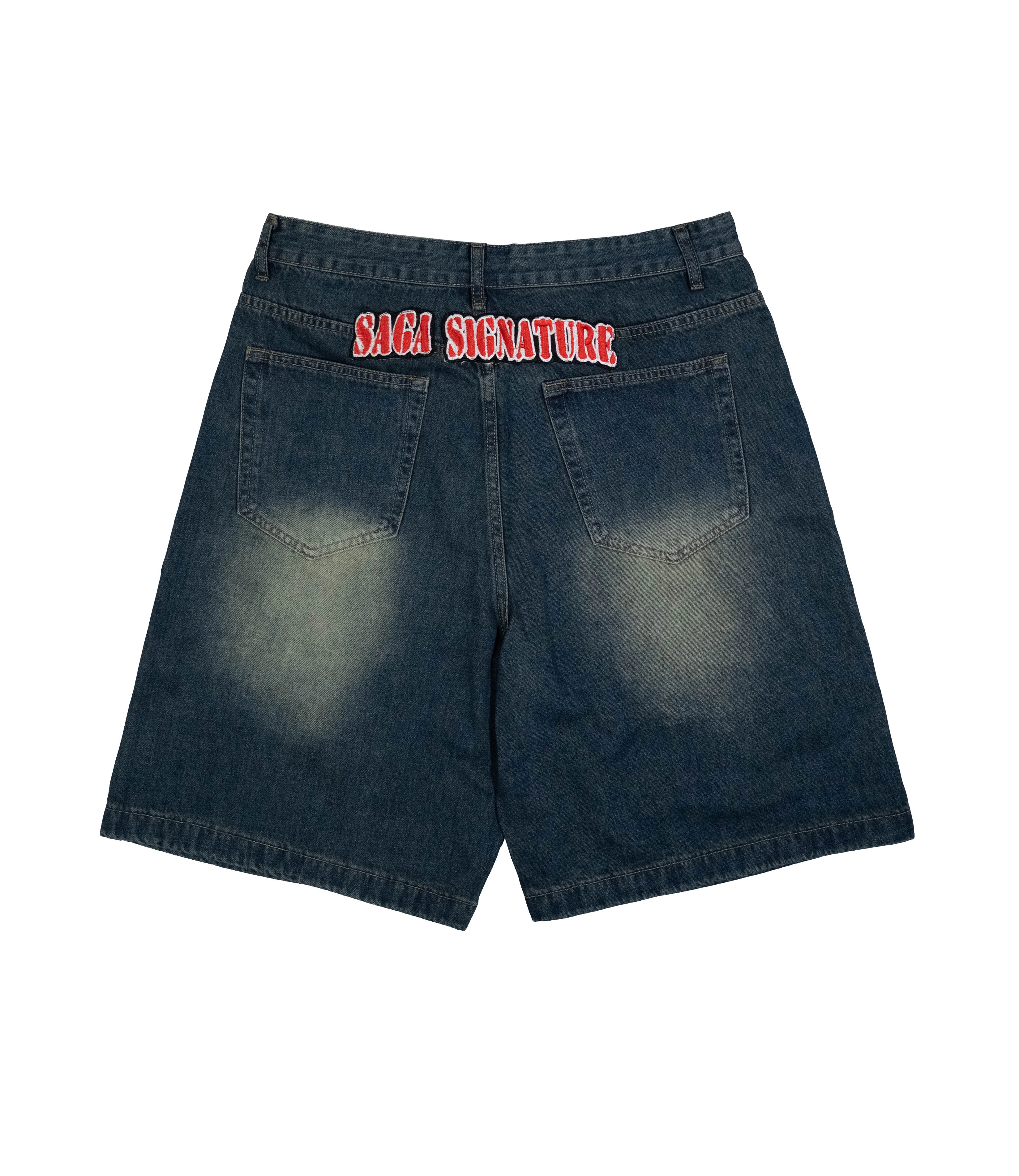 Saga Ripped Denim Shorts