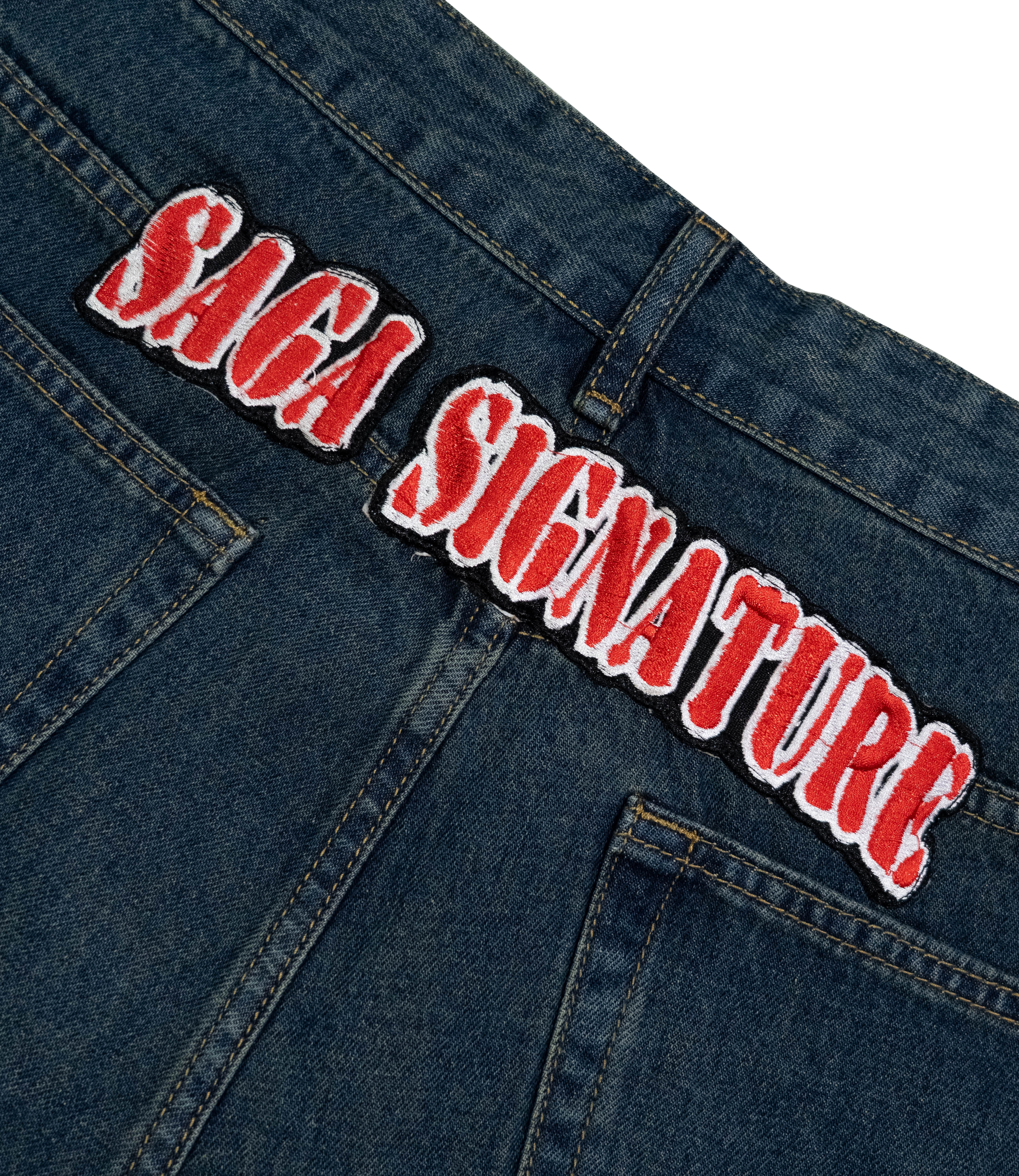 Saga Ripped Denim Shorts
