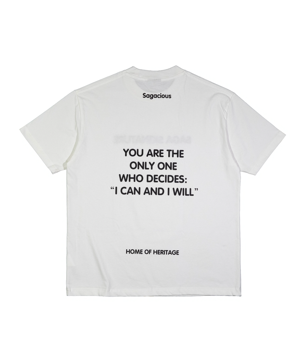 Saga Statement Tee [White]