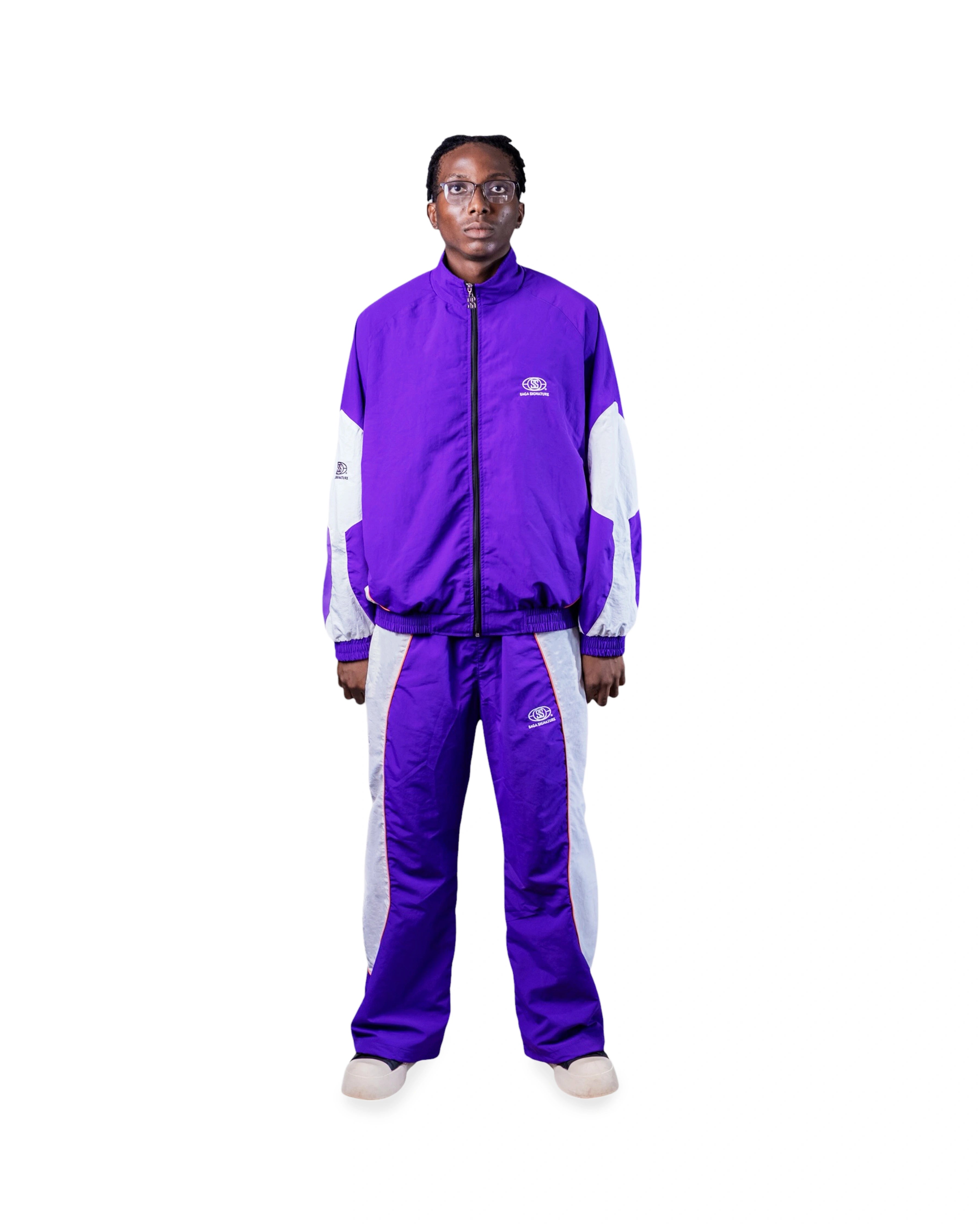 Saga Windbreaker Tracksuit [Purple]