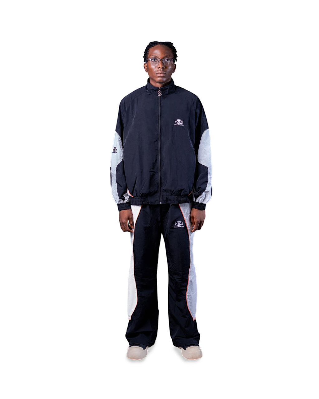 Saga Windbreaker Tracksuit [Black]