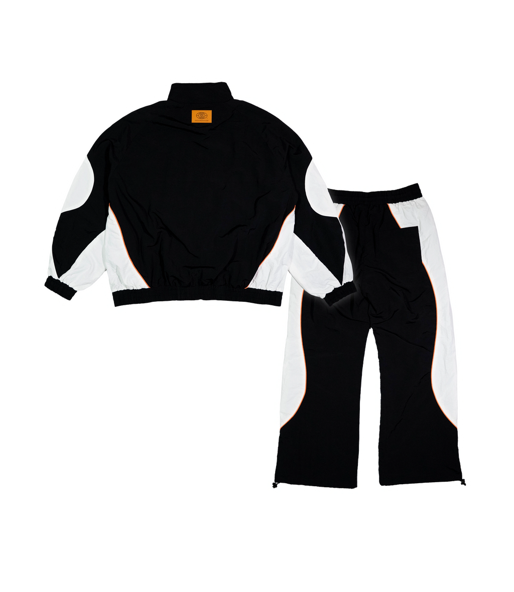 Saga Windbreaker Tracksuit [Black]