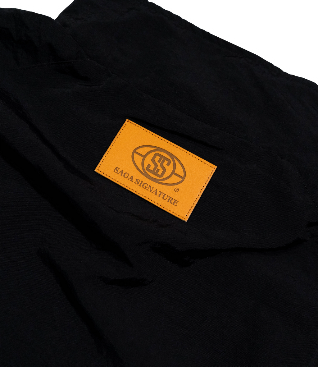 Saga Windbreaker Tracksuit [Black]