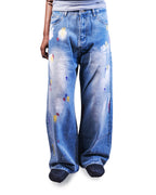 Saga Paint Splatter Denim Jeans