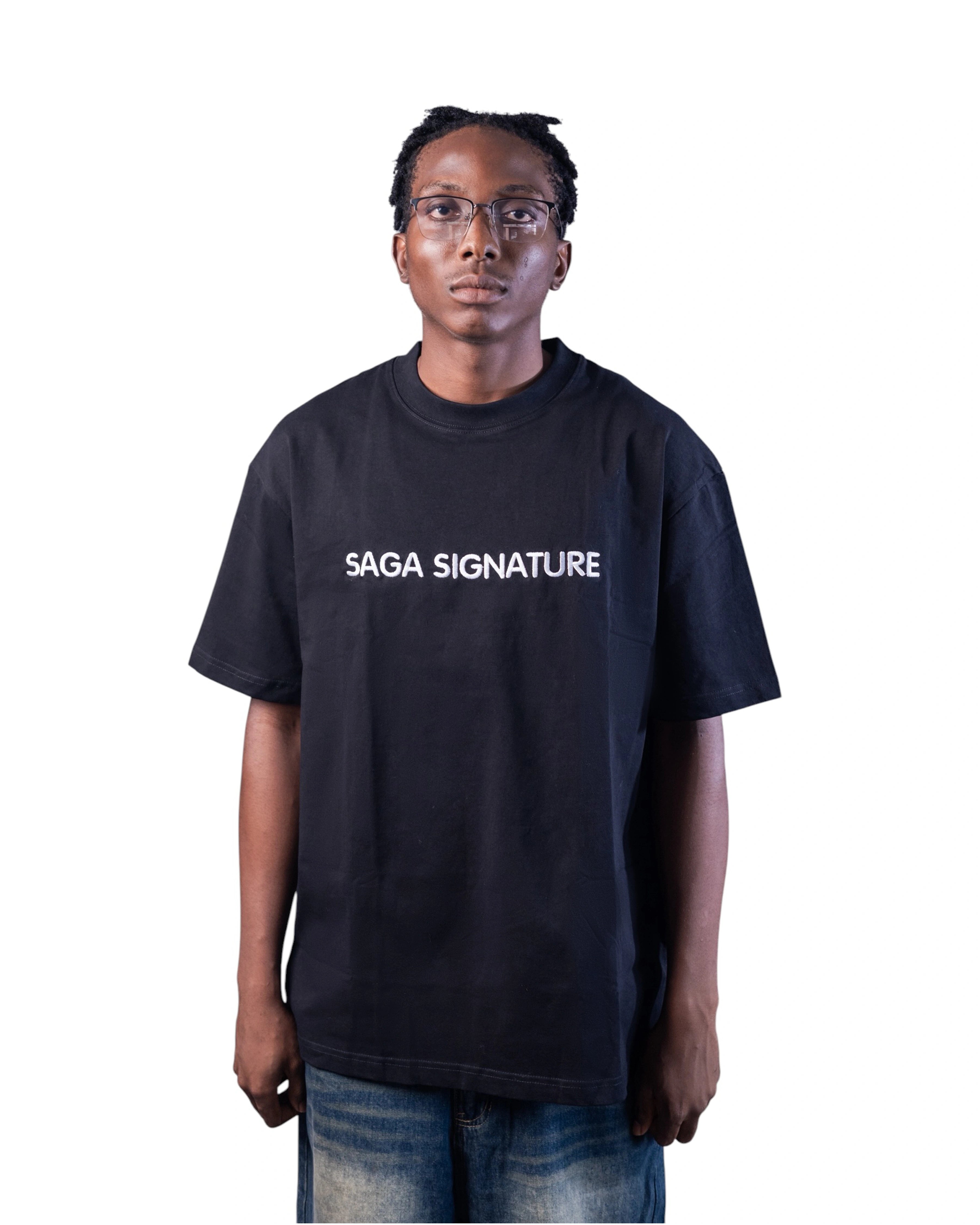 Saga Statement Tee [Black]