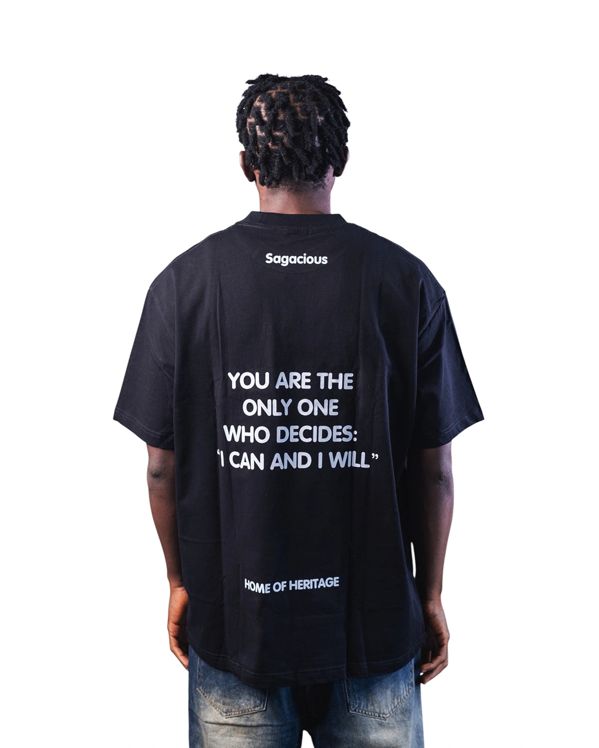 Saga Statement Tee [Black]