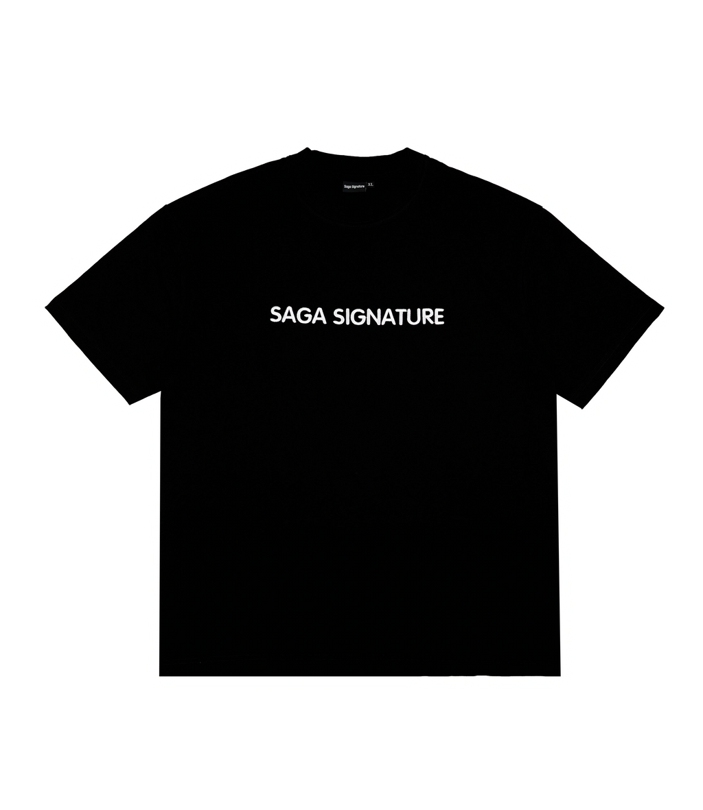 Saga Statement Tee [Black]