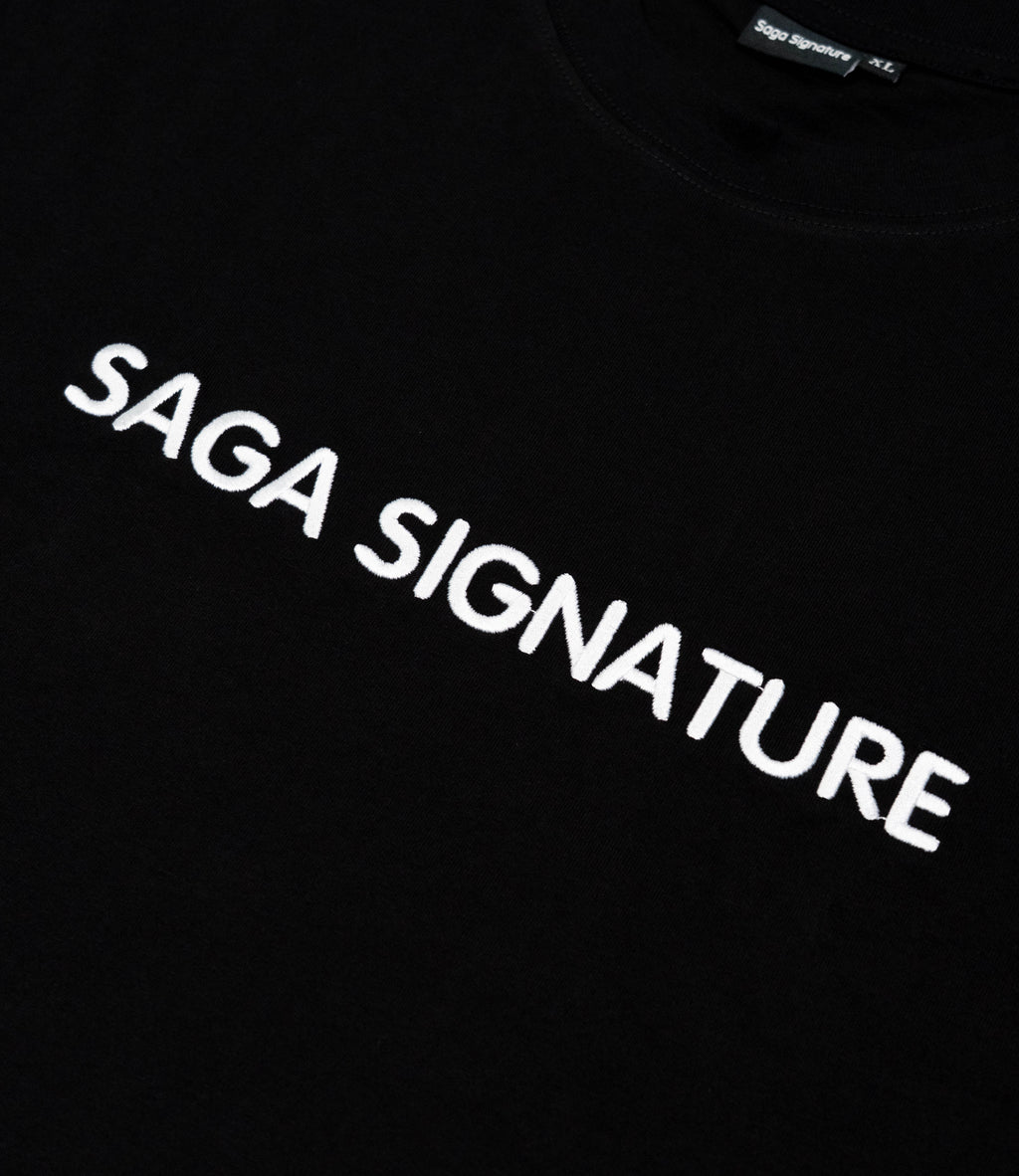 Saga Statement Tee [Black]